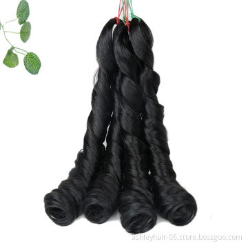 french curly braiding hair wavy braiding hair extensions pony curly twist braid spiral curly hair